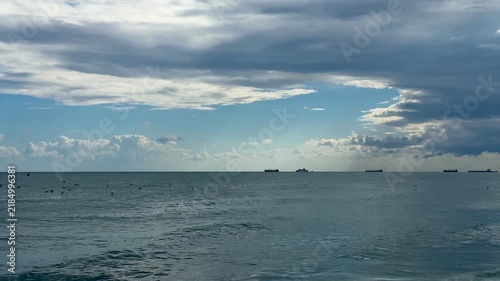 boat on the sea