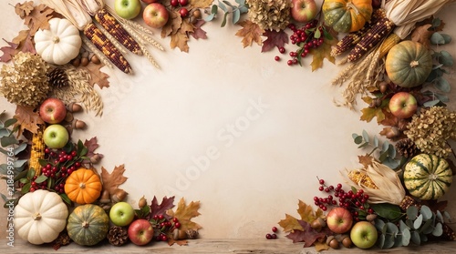 Thanksgiving harvest background