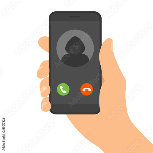Suspicious Scam Call from Unknown Caller on Smartphone