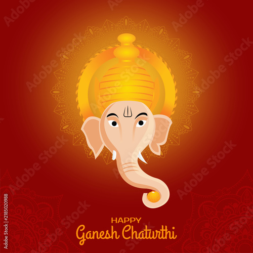 Beautiful Happy Ganesha