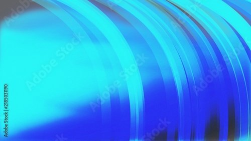 Abstract Cyan and Blue Flowing Wave Background with Curved Light Ribbons, Smooth Motion Blur, Vibrant Gradient and Futuristic Digital Energy