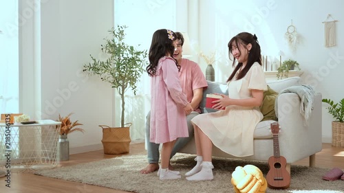 Girl Surprises Her Mother With a Gift on Mother Day