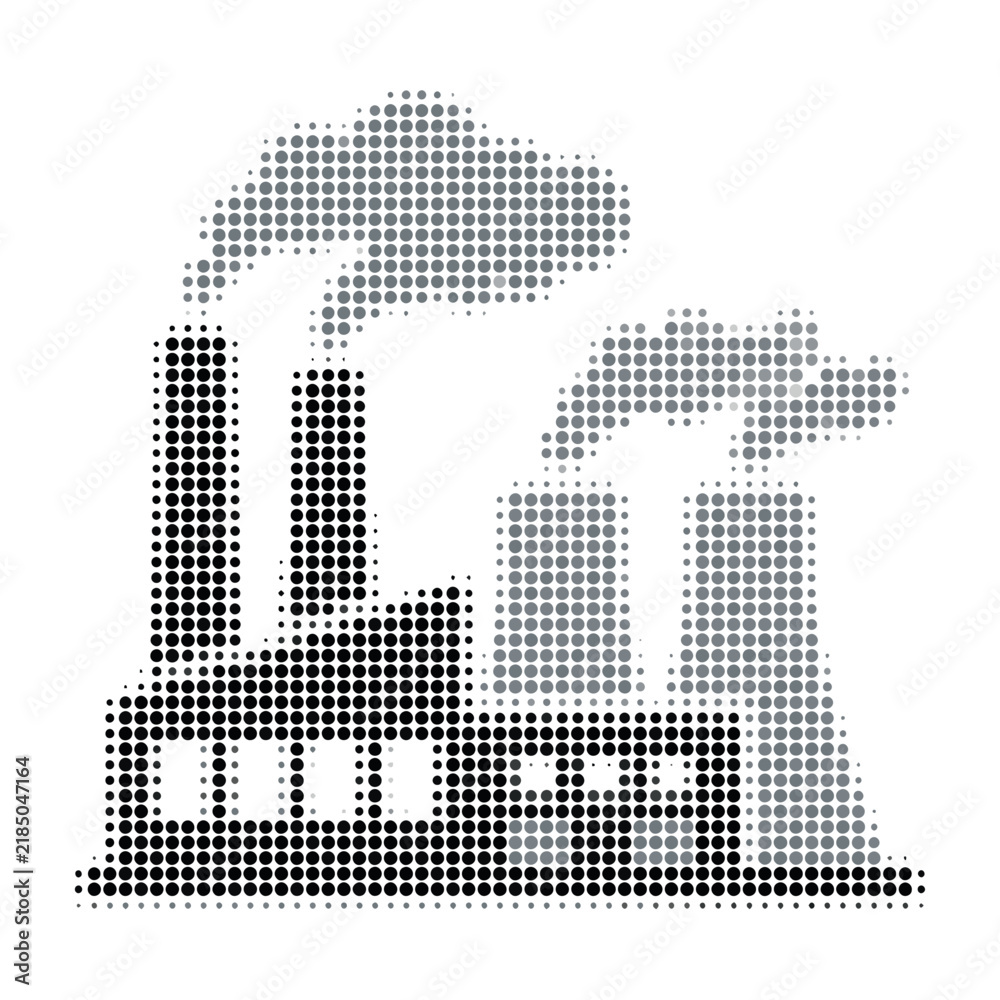 Fototapeta premium Elegant Minimalist Dot Artwork Depicting a Stylish Black and Gray Abstract Letter A with Bold Typography Design