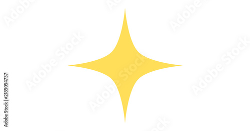 Four pointed star shape png