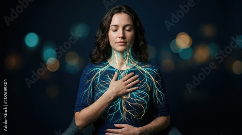 Woman Practicing Mindfulness Meditation