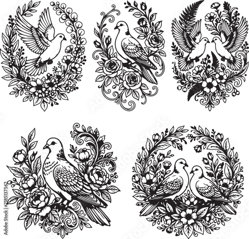 vector set of decorative elements