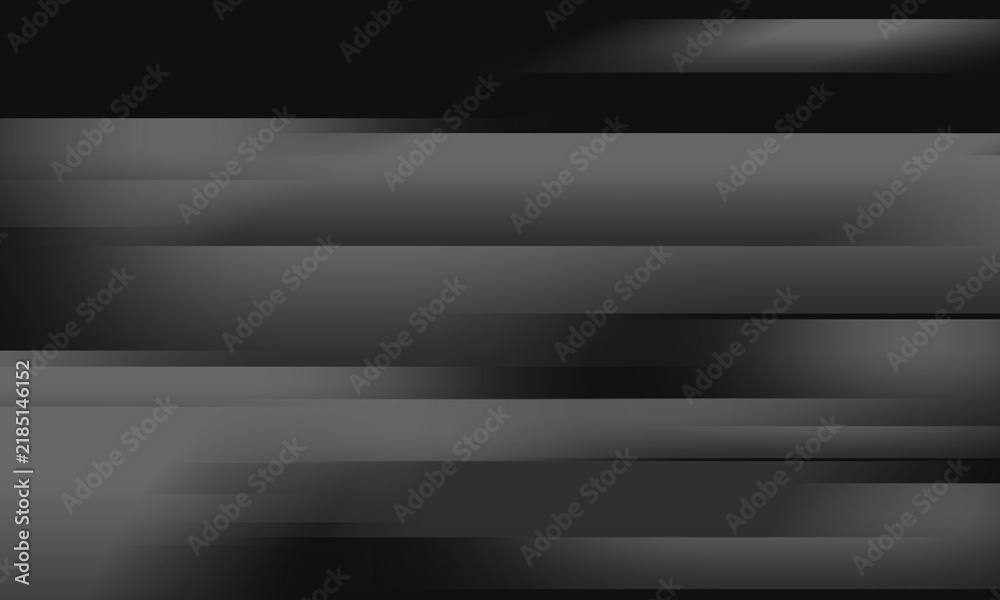 Obraz premium Black and Gray Horizontal Speed Line Gradient Background