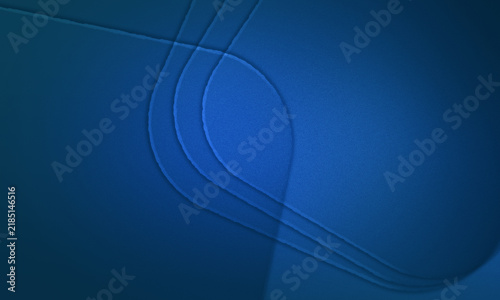 Blue Grainy Gradient Abstract Background with Organic Curved Lines