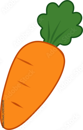 Obraz na płótnie vector illustration of an orange