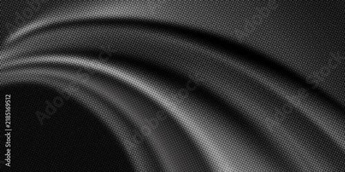 фотографія Abstract black and white background, featuring a flowing, fabric texture with, a
