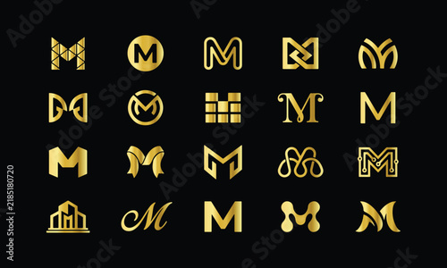 20 Minimal M Letter Logo Designs – Modern Monogram Vector Collection