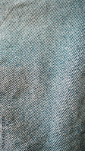 Classic Blue Denim Texture, Detailed Background of Cotton Jean Fabric
