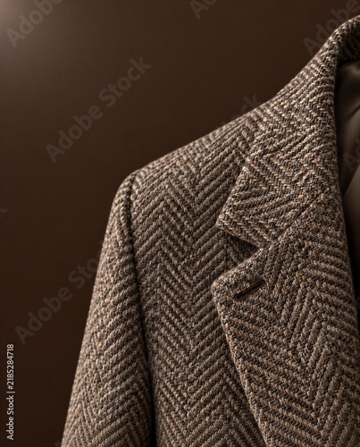Woolen tweed jacket