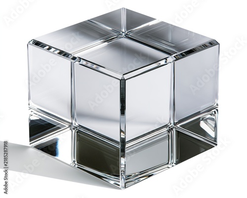 Obraz na płótnie Shiny Cube Reflections