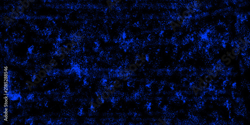 Abstract dark blue texture with glowing light particles isolated on a transparent background for digital art