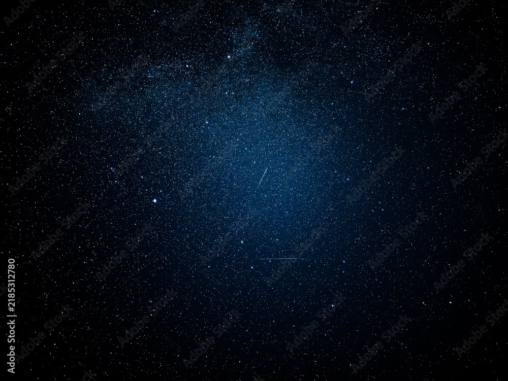 Fototapeta premium Blue star sky