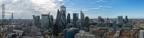 London Skyline With Modern Skyscrapers in the Financial District