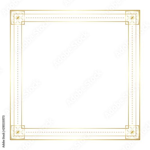 Royal Diploma Certificate Frame with Interlocking Celtic Knot Corners Vector