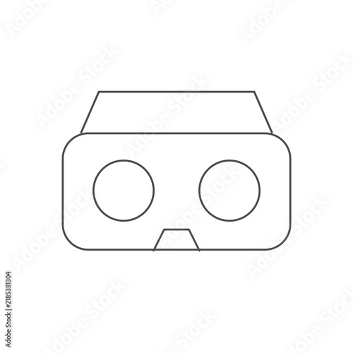 Tapety artystyczne Virtual reality headset outline icon