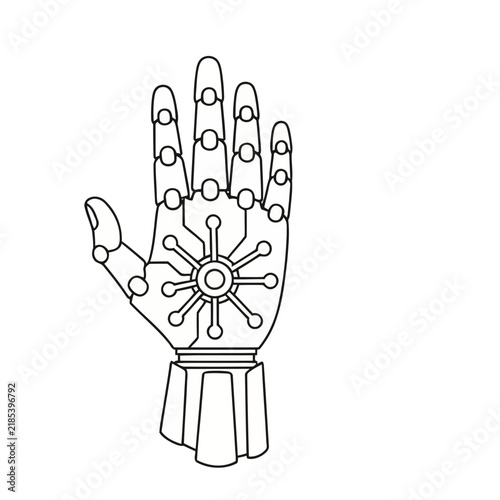 Robotic Hand with Circuitry