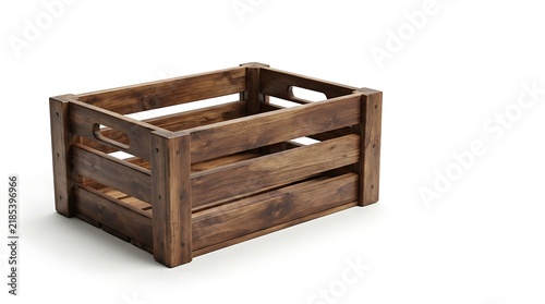 Rustic Wooden Storage Box