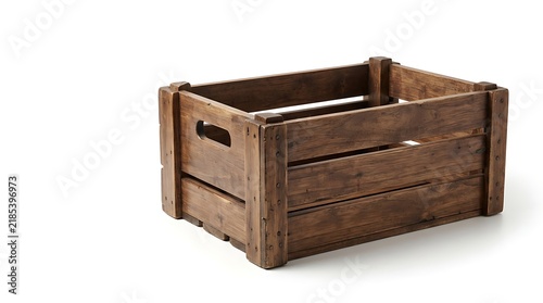 Empty Wooden Crate Design