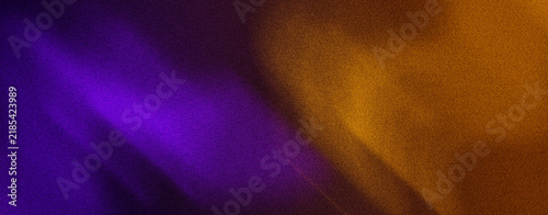 Abstract Purple and Orange Gradient Background with Diagonal Light and Vivid Grain Texture