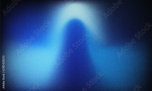 Obraz na płótnie Blue and white abstract light wave with grain texture
