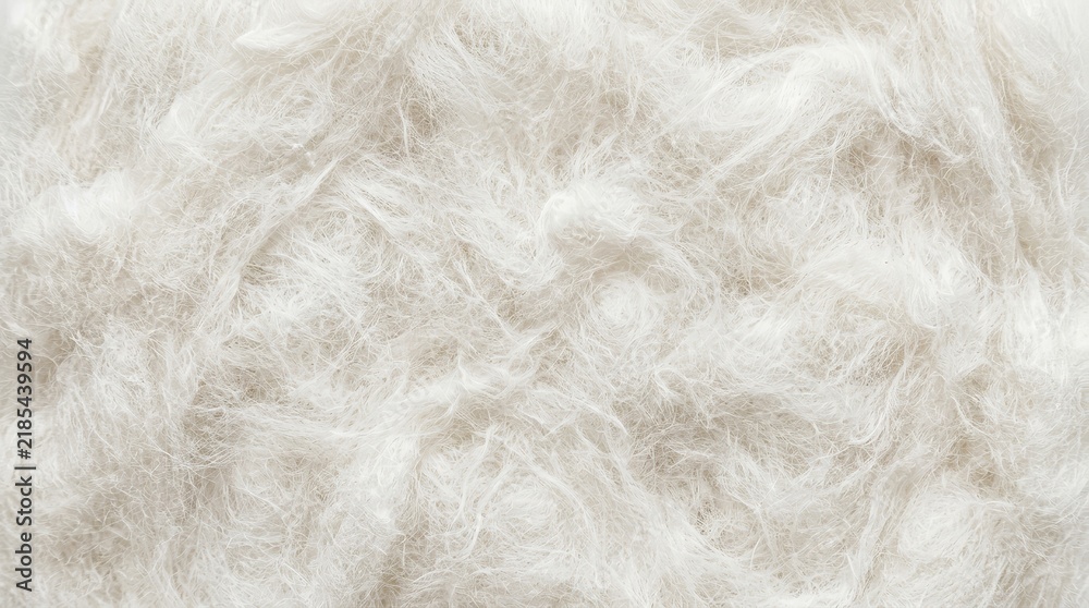 Fototapeta premium Seamless white fluffy soft texture background