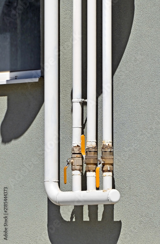 фотографія Gas pipeline with ball valve