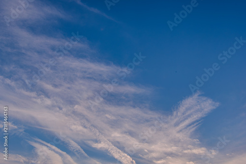 午後の夕空