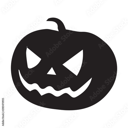 pumpkin head icon flat vector design