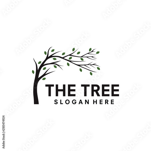 Tree logo design template illustration vector