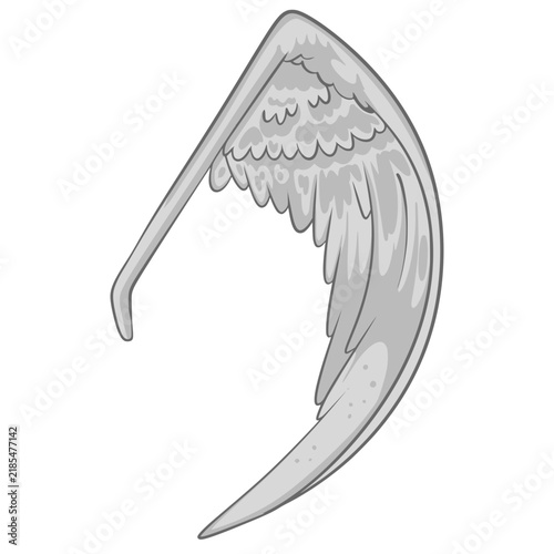 Art decoration Wing element illustration 