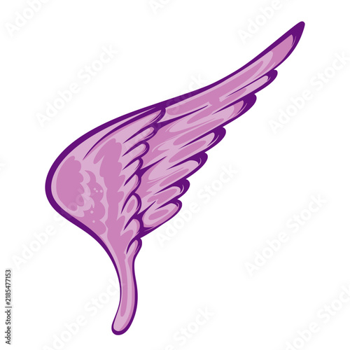 Art decoration Wing element illustration 