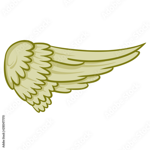 Art decoration Wing element illustration 