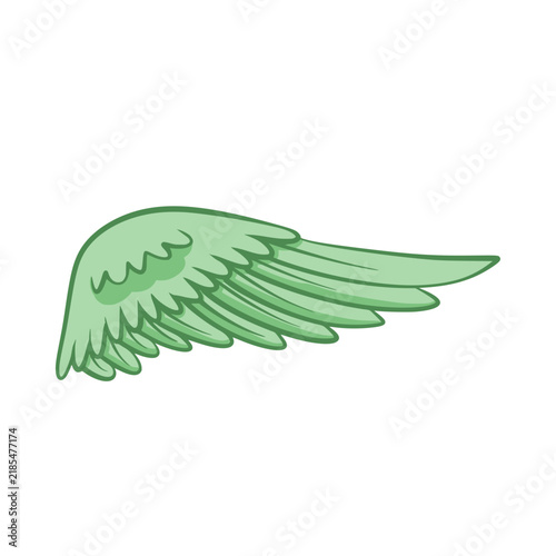 Art decoration Wing element illustration 