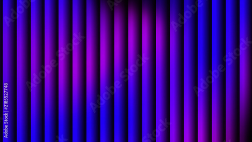 Abstract blue and purple striped vertical background with vibrant neon lighting effect for modern design