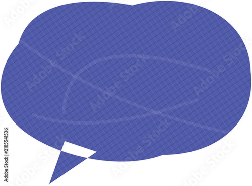 Speech thought bubble with speech marks icon