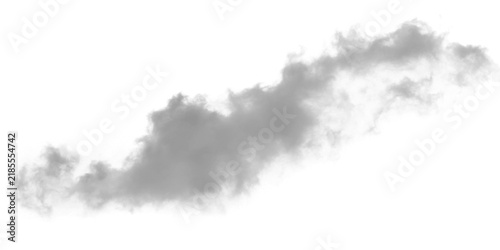White cloud object for nature design summer background.