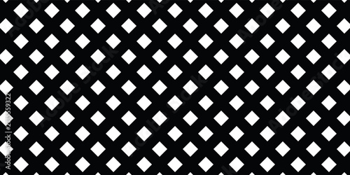 Simple seamless striped pattern, straight diagonal lines, black and white texture, vector background