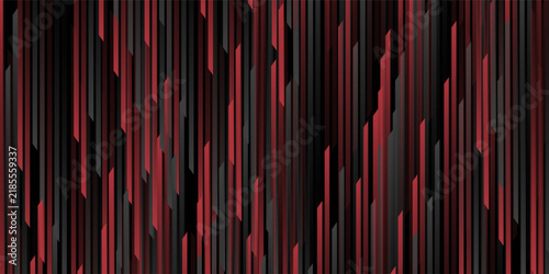 Red gray geometric abstract background on dark space with lines motion decoration. High speed with stripes style. Modern graphic design element concept for web banner, flyer, card, or brochure cover