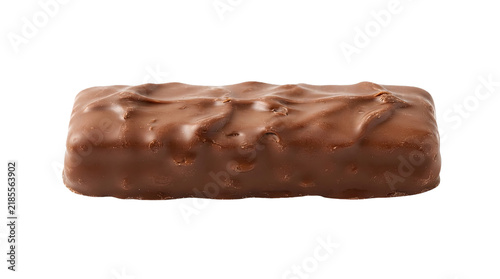 A chocolate candy bar isolated on transparent background