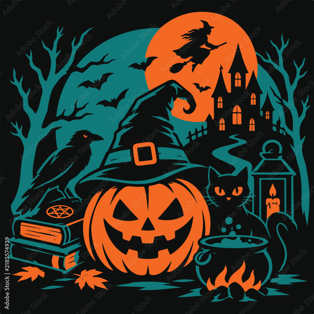 Fototapeta premium Halloween party