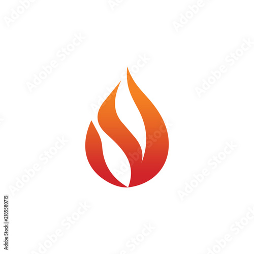 fire drop water logo