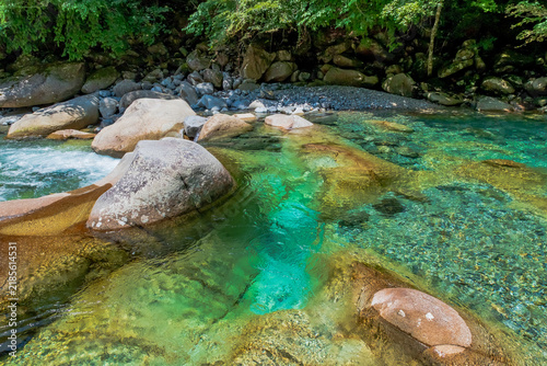 長野県　大桑村　阿寺渓谷