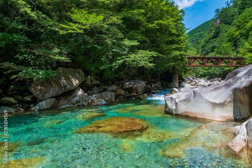 長野県　大桑村　阿寺渓谷