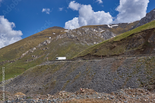 Rver valleys Gulcha  , Pamir Highway, Kyrgyzstan