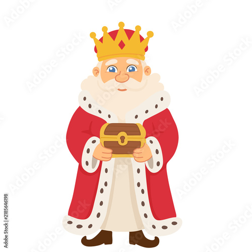 Canvastavla Melchior Wiser King