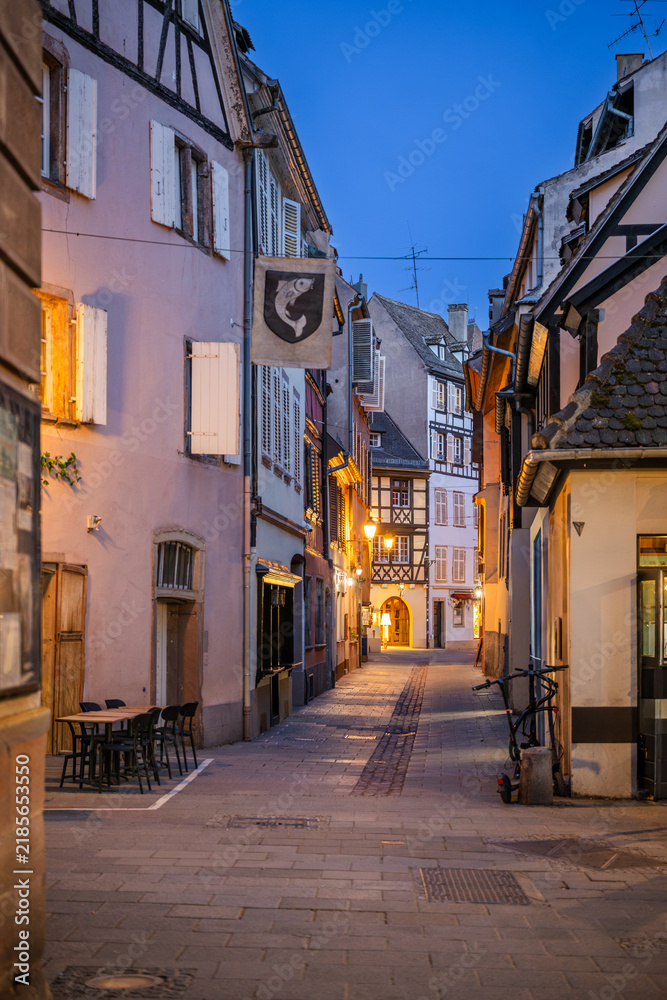 Fototapeta premium Strasbourg is the capital of the Grand Est region, in northeastern France.